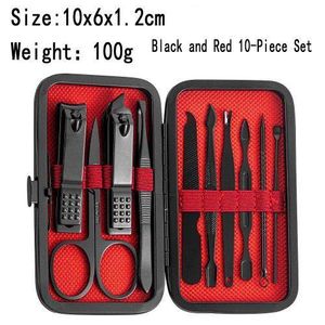 10 pcs Manicure Stainless Steel Pedicure Kit Nail Scissors