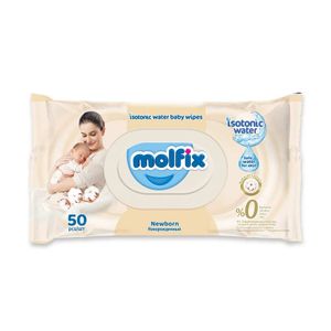 Molfix Isotonic Wet Wipes Newborn 50x12 Ihr