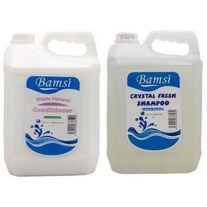 Bamsi 2 In 1 Hair Shampoo 5L + Cream Conditioner 5L