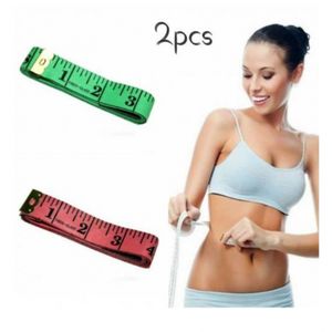 2pcs Soft Tape Measure Dual Scale Sewing Body Measuring Tape
