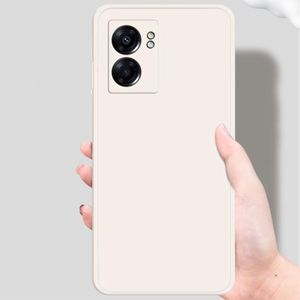 Soft Flexible Silicone Case for OPPO A77, Shockproof Anti-Scratch Slim TPU Protective Back Cover (Beige)