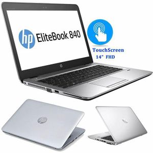HP Refurbished EliteBook 840 G3 Core i7 6th Gen, 8GB RAM, 256GB SSD, 14" Touchscreen, Windows 10