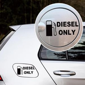 Diesel Only Reflective Durable Sticker Vinyl Die Cut Decal Car Fuel Tank Cap Door 4x4 Ute Truck Van SUV Vehicle Auto