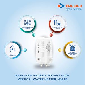 Bajaj Gas Capacity(Litre): 3 Litre Bajaj New Majesty Instant Water Heater,  White, 10 Bar @ Best Price Online | Jumia Kenya