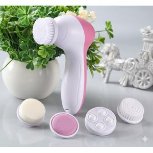 Smartraha life Facial Massager 5 In 1 Pore Cleaner Body Massager, Replaceable Head Brush Beauty Tool, Electric Face Cleansing Brush, Facial Brush Deep Cleaning