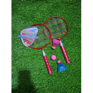 Kids Badminton Racket Set – Lightweight Rackets for Children Outdoor Play