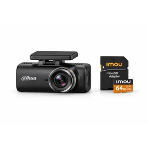 Dahua M1Pro Dashcam Camera with 64 GB microSD Memory Card Advanced Vehicle Monitoring Solution.