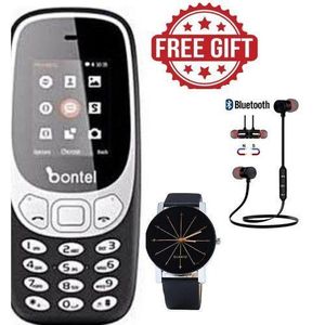 Bontel MOBILE PHONE 3310//DUAL SIM//FM WIRELESS RADIO//FREE GIFTS