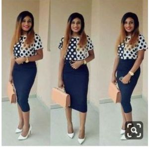 Ladies Good Quality Turkey Skirt -navyblue