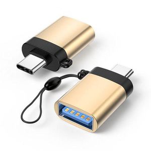 USB C To USB Adapter2 Pack USBA Female To USBC Type C Male Connector With Keychain USB 3.0 Adapters OTG Converter