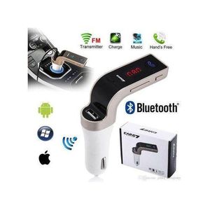 Car G7 Car Modulator Bluetooth Charger Mp3 Player, TF CARD, AUX