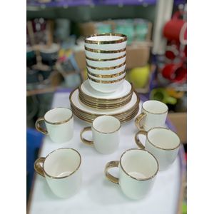 Ceramic Dinner Sets 24pcs Set Dinnerware Cups Plates