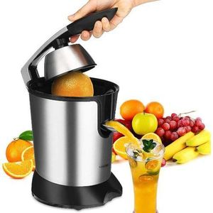Sokany  Quality 350W Electric Citrus Juicer Squeezer With Spiral-Shape Cone, For Orange, Lemon, Grapefruit, BPA-Free, Easy Clean, Black/Stainless Steel
