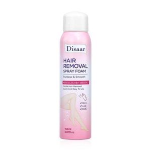 Disaar Rose Hair Removal Spray Foam With Jojoba Oil Gentle Underarm & Leg Hair Remover Easy /Girls Bikini Hair Smooth Removal Foam