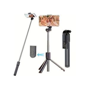 Phone Tripod Stand Selfie Sticks Multifunctional Wireless 100cm extendable ,360 rotating