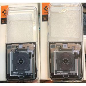 Samsung Original Spigen Ultra Hybrid Zero One MagFit Case for Galaxy Z Flip 4 – Transparent Magnetic Protection with Military-Grade Durability