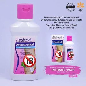 Fruit Of The Wokali  Intimate Fresh Wash Comfort Freshness Confidence 250ml