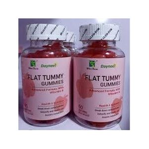  Daynee Flat Tummy Gummies  advanced formula with vitamin B-60 counts