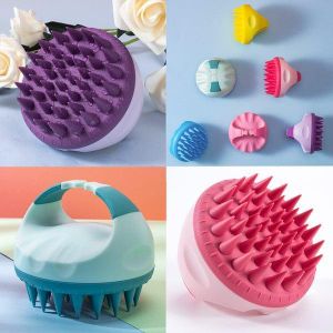 Portable Mini Silicone Handheld Shampoo Brush – Soft Scalp Massager For Hair Care