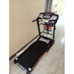 Home Gym/ Commercial Electric Auto Incline Treadmill Fitness Equipment With Free Dumbbells And Massager Belt