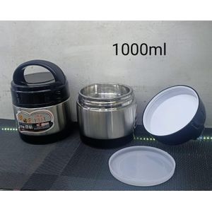 1000ml Premium Vacuum Insulated Food Flask (Hand Pan)