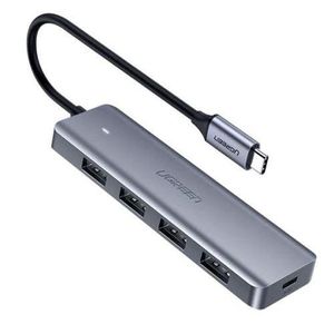 Ugreen  4-Port USB3.0 Hub with USB-C Power Supply (UG- 70336)