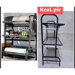 3 Tier High quality carbon steel dish rack