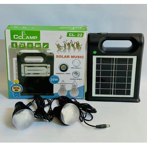 Solar emergency lamp