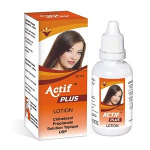 Actif Plus Lotion Clobetasol Propionate Topical Solution for Eczema, Psoriasis, Dermatitis