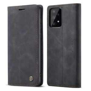 Caseme Wallet Flip Case, Retro Leather All-Round Protection Flip Cover Case For Samsung Galaxy A72