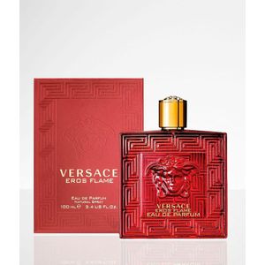 Versace Eros Flame Eau de Parfum for Men – Spicy Woody Long Lasting Fragrance (100ml)