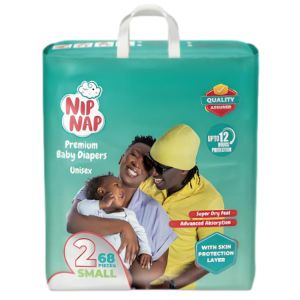 NIPNAP Baby Diapers – Jumbo Mini (3-6kg) – 68 Count 