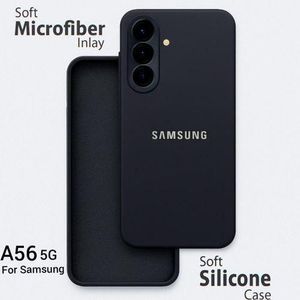 Samsung Galaxy A56 Black Original Premium Silicone Phone Case/ Cover