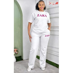 Ladies white 2pc matching set