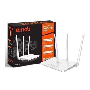 tenda  F3 N300 Wireless Router – 300Mbps WiFi Router for Home & Office – High-Speed Wireless Internet Access – Easy Setup Wireless Broadband Router – Supports Multiple Devices, White