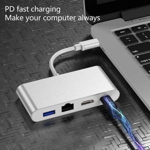 4-in-1 USB Type C Multiport  Hub