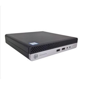 HP REFURBISHED EliteDesk 705 G4 AMD Ryzen 5 PRO 2400G APU 8GB RAM 128GB SSD Desktop Mini PC