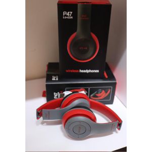P47 Bluetooth Headphones -Foldable Wireless Headset.Memory card slot,aux,