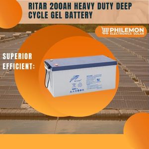 200AH HEAVY DUTY DEEP CYCLE GEL BATTERY