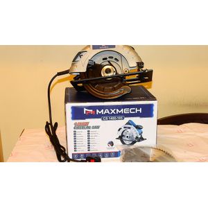 Maxmech 7-inch (185mm) Circular Saw – 1400W High Power Wood Cutting Machine