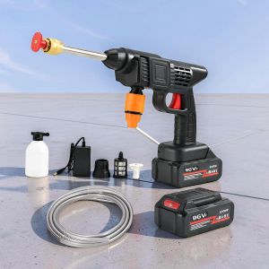 Top Quality Heavy Duty Robust Design Portable 96V Cordless Rechargeable Pressure Washer Gun Machine