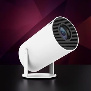 High Resolution Compact Smart Design Display Adjustable , Space Efficient Mini WIFI Led Android Projector with Inbuilt Speaker, HDMI and USB Ports