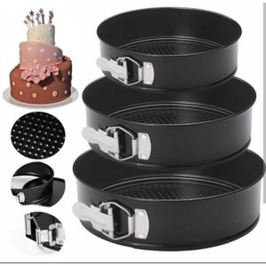 Non-Stick Removable Round Shaped Spring foam   Pans For Baking