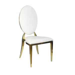 Modern Metal Banquet Chair Stackable Hotel Restaurant Event Chair with Padded Seat for Weddings & Parties