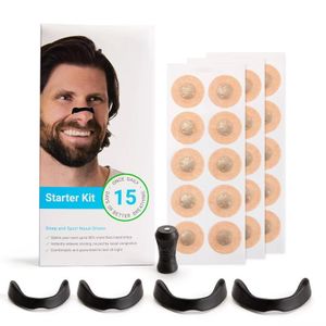 Magnetic Nasal Breathing Nose Dilators Starter Kit Nasal Strips Nasal Clip Anti Snoring Improve Sleeping Aid Preventing Snoring