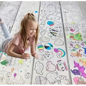 Giant Coloring Poster,Roll Table Wall Coloring Sheets Coloring Paper Large Coloring Sheets,Trimmable Table Wall Coloring Pages Huge Coloring Paper Large Coloring Sheets