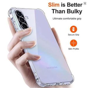 Samsung  Galaxy A56 Clear Transparent Colorless Premium Heavy Duty Phone Case Protective Cover