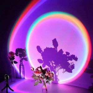 Sunset Projection Lamp for Bedroom & Living Room – LED Night Light