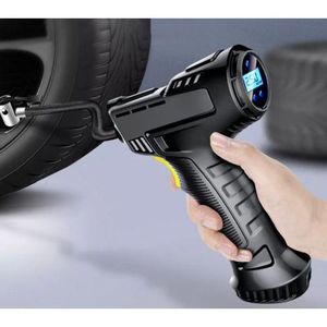 120W PORTABLE Car EMERGENCY Air Compressor Electric Tire Inflator LED Digital Pump