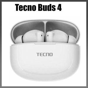 Tecno Buds 4 BD04 – True Wireless Stereo Earbuds With Long Battery Life & Crisp Sound white